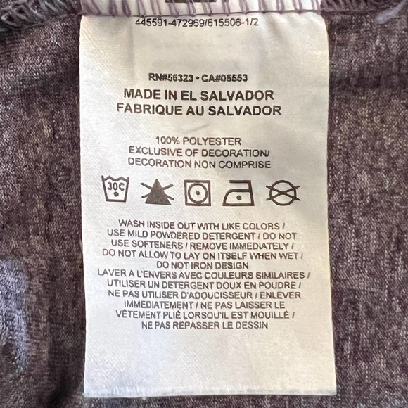 NIKE DRI-FIT LEGACY STANDARD FIT TRAINING ACTIVEWEAR TEE PURPLE WOMEN'S SIZE XS - Picture 9 of 10